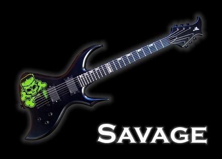 Monson Savage Guitar Captain Morgue Zombiesuckers